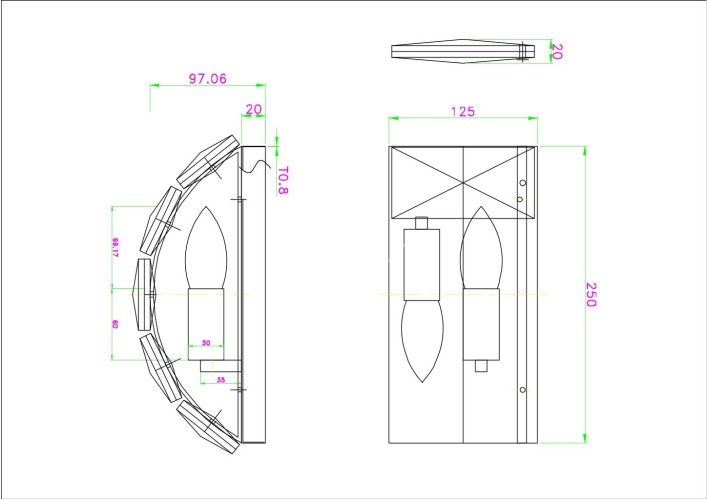 Бра Divinare 3508/17 AP-2