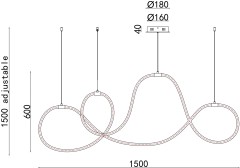 Подвесной светильник Arte Lamp A2850SP-80BK