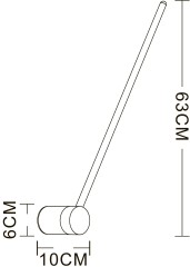 Бра Arte Lamp A2027AP-1PB