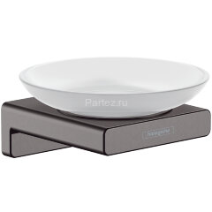Мыльница Hansgrohe AddStoris, Шлифованный черный хром (41746340)