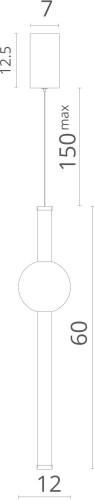 Подвесной светильник Divinare 1125/01 SP-10