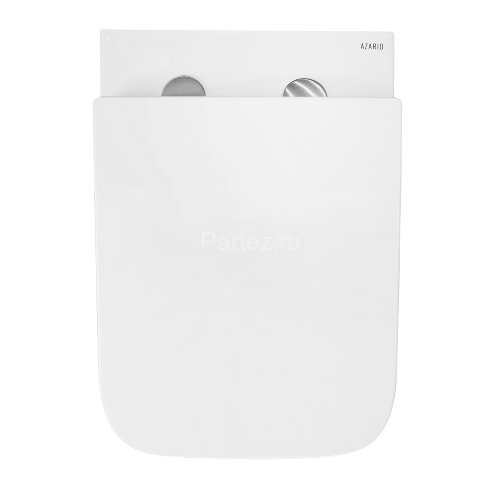 Унитаз подвесной Azario Nova 505х350х345 безободковый, с ультратонким сиденьем микролифт (AZ2216)