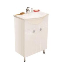 Тумба под раковину AQUATON ФИДЖИ 60 напольная, белая (1A179601FG010)