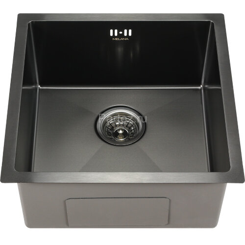 Мойка 4545 MELANA ProfLine 1,2/220 САТИН ГРАФИТ врезная квадратная D4545HB