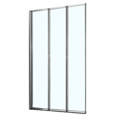Шторка для ванны складная Azario PRESTON 80х150 цвет профиля хром (AZ-NFC6433 800)
