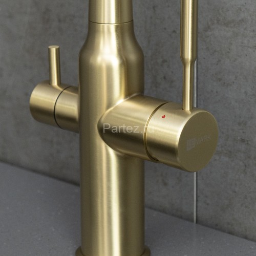 Смеситель Lemark Expert LM5083LGN-Black для кухни c гибким изливом, с подключением к фильтру с питье