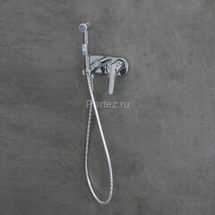 Смеситель Lemark Linara LM0419C с гигиеническим душем, встраиваемый