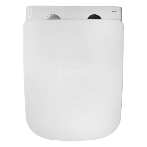 Унитаз подвесной Azario Hugo 350х480х363, безободковый, с быстросъемным сиденьем микролифт (AZ-3103)