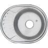 Мойка 5745 U MELANA 0,6/160 в ИУ врезная овальная с сифоном (120 ti *12)