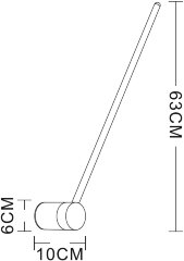 Бра Arte Lamp A2027AP-1BK