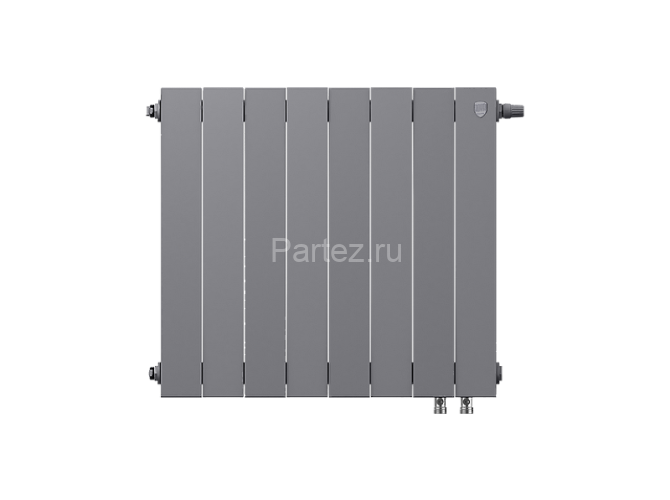 Радиатор Royal Thermo PianoForte 500 /Silver Satin - 8 секц. VDR