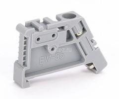 Ограничитель ФК102-01 на DIN-рейку 1 винт пластик. DEKraft 32057DEK