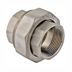 Американка прямая хромированная ВР 3/4" VALTEC