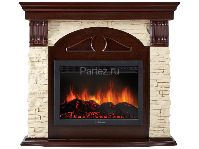 Портал угловой Electrolux Torre 25 U слоновая кость/темный дуб