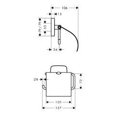 41508000 PuraVida Держатель для туалетной бумаги