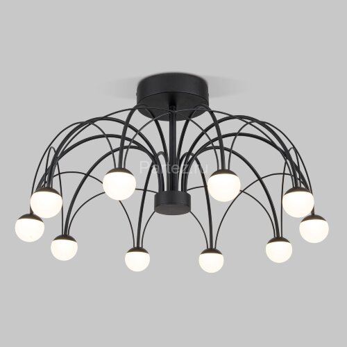 Потолочная люстра Eurosvet 90035/10  LED черный