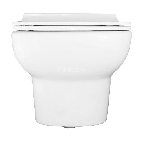 Унитаз подвесной Turavit PLAZA 352х524х345 в комплекте с тонким сиденьем микролифт (PLZ 1710+0419)