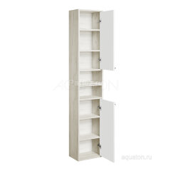 Шкаф подвесной AQUATON Флай одностворчатый, правая, дуб крафт (1A237903FAX1R)