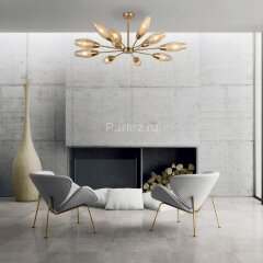 Потолочная люстра Eurosvet 60140/12 золото