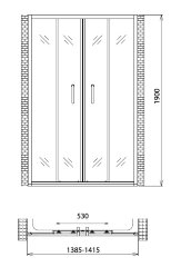 Душевая дверь Gemy Victoria S30192E