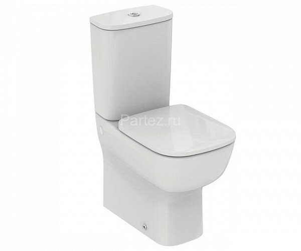 Унитаз-компакт (чаша) Ideal Standart ESEDRA напольный, короткая проекция, глубокий смыв (T282001)