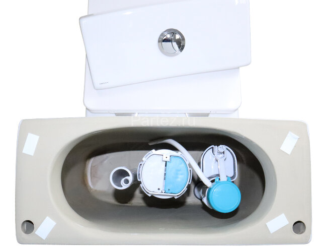 Унитаз-моноблок AZARIO MORANO 680x370х830 напольный, безободковый, в комплекте с сиденьем дюропласт 