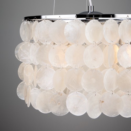 Подвесная люстра Eurosvet 60005/3 хром / перламутр