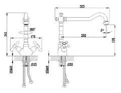 Смеситель Lemark Standard LM2109C для кухни