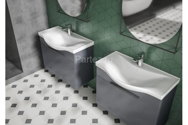 Раковина накладная Lapino BASIC 60X45X17,5, белая