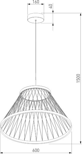 Подвесной светильник Eurosvet 40017/1 LED коричневый