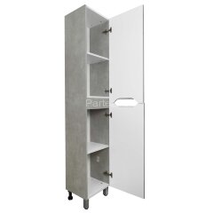 Пенал Loranto Florena 360х300х1800 напольный, правый, светлый бетон (CS00087006)