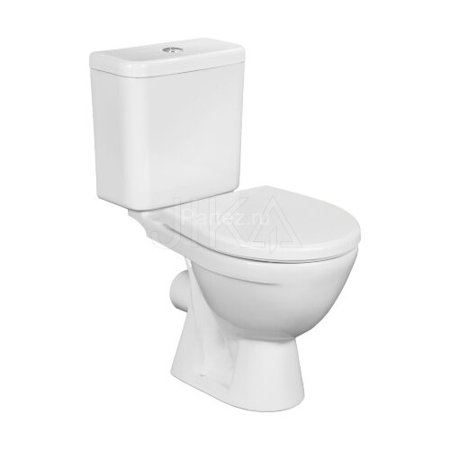 Унитаз-компакт JICA LYRA PLUS 360x630x770 напольный, горизонтальный выпуск, нижний подвод воды, монт