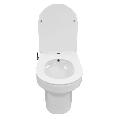 Унитаз-моноблок AZARIO BRUSCO 700x380x805 напольный, со встроенной функцией биде, в комплекте с сиде