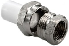 Муфта комбинированная разъемная PPR-ВР D32х1&quot; Ekoplastik