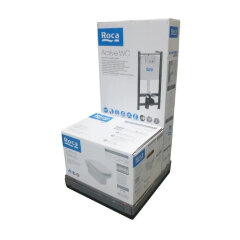 ПЭК: Roca DAMA SENSO NEW унитаз + тонкое сиденье с микролифтом + инсталляция DAMA SENSO NEW