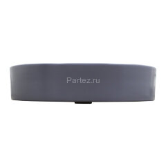 Раковина-чаша Creo Ceramique 560х450х120 накладная, овальная, керамика, серый матовый (PU4500SG)
