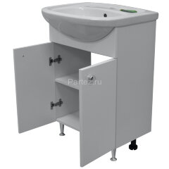 Комплект тумба Моника New 60 напольная 600х840х300 с раковиной Арго 60 (CS00076240)