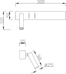 Настенный светильник Maytoni C031WL-L8W3K