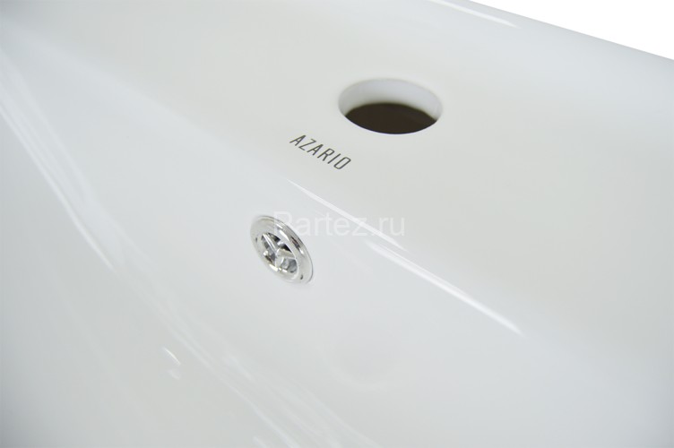 Комплект тумба Azario Мила 60Н 610х480х850 напольная, с раковиной Monte 60, белый матовый (CS0008583