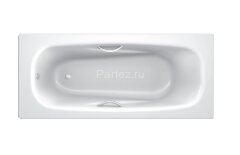 Ванна стальная BLB UNIVERSAL ANATOMICA HG 170х75, с отверстиями для ручек, белая