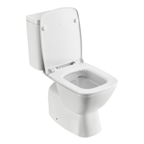 Унитаз-компакт Santek "Нео" rimless напольный, безободковый, с тонким сиденьем микролифт (1.WH30.2.4