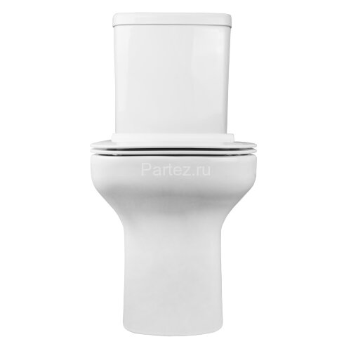 Унитаз-компакт Creo Ceramique ARLES 650х370х820 напольный, c быстросъемным сиденьем микролифт, белый