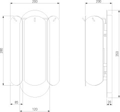 Бра Eurosvet 60170/2 золото