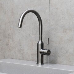 Смеситель Lemark Expert LM5079GMN для кухни с поворотным изливом