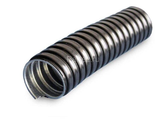 Металлорукав в ПВХ изоляции Р3-ЦПнг 50 d50мм без протяжки черн. (уп.15м) ГОФРОМАТИК/ЗЭТАРУС zeta4420