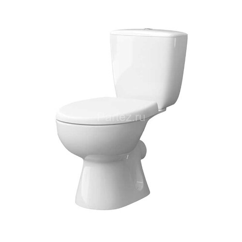 Унитаз-компакт Керамин Позитано ЖС Инкоэр 750х640х360 напольный, с жестким сиденьем, с двухрежимной 