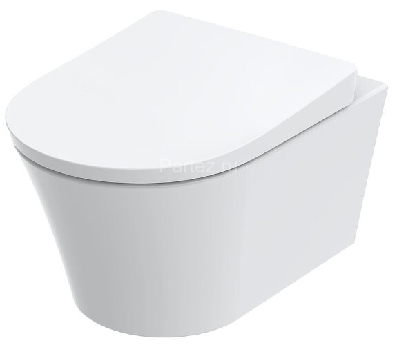 Унитаз подвесной TOTO GP 380х540х335 безободковый с сиденьем GP WC seat микролифт (CW553Y+TC524EU)