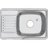 Мойка 6642 U MELANA 0,6/160 врезная прямоугольная с сифоном (218 t *10)