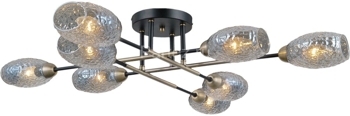 Потолочная люстра ILLUMICO IL0255-8CSQ-79 BK AB