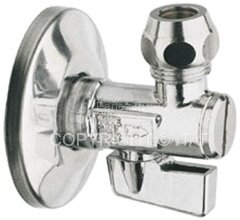 Кран перекрывающий с цанговым зажимом 1/2&quot;х10мм art.906 ITAP